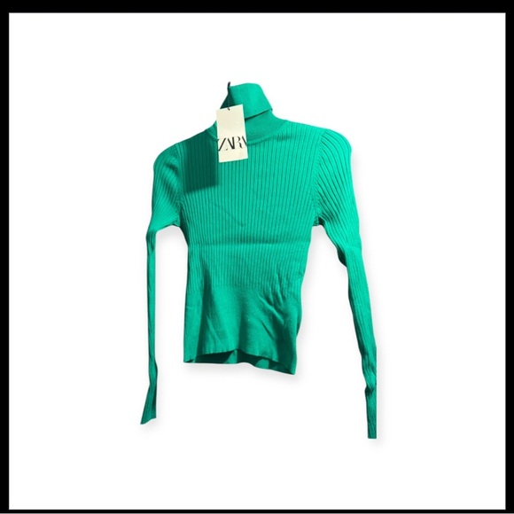 Zara Ribbed Turtleneck - Picture 2 of 3